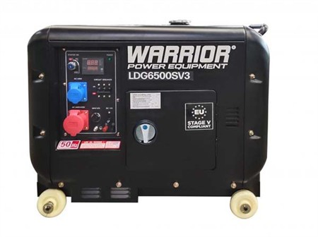 Bimson Power Dieselelverk 5500W 3-Fas m. ATS-utgång