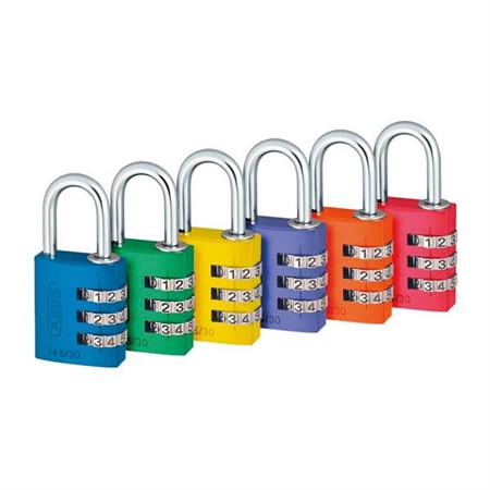 HÄNGLÅS 145/30 RAINBOW KOMBI ABUS