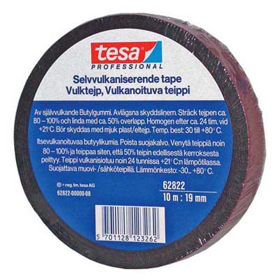 VULKTEJP 19MMX10M SVART        TESA