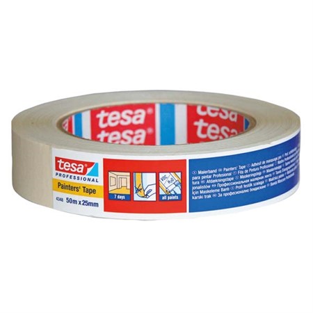 MASKERINGSTEJP 25MM 50M 4348 TESA
